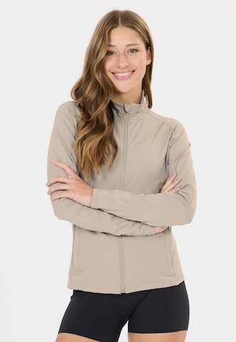 Athlecia Outdoor jacket 'Krosa' in Beige: front