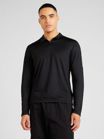 ICEPEAK - Camisa funcionais 'FLEMINTON' em preto: frente