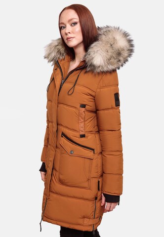 MARIKOO Winter Coat 'Chaskaa' in Brown