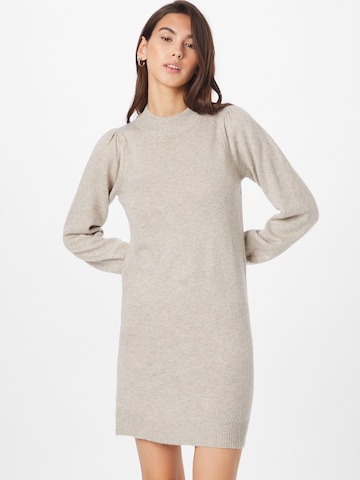 JDY Knitted dress in Grey: front