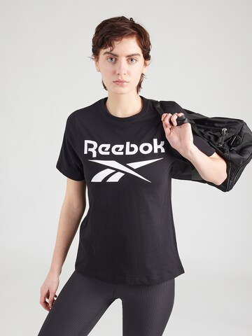 Reebok Performance Shirt in Black: front