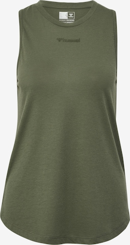 Hummel Sports Top in Green: front