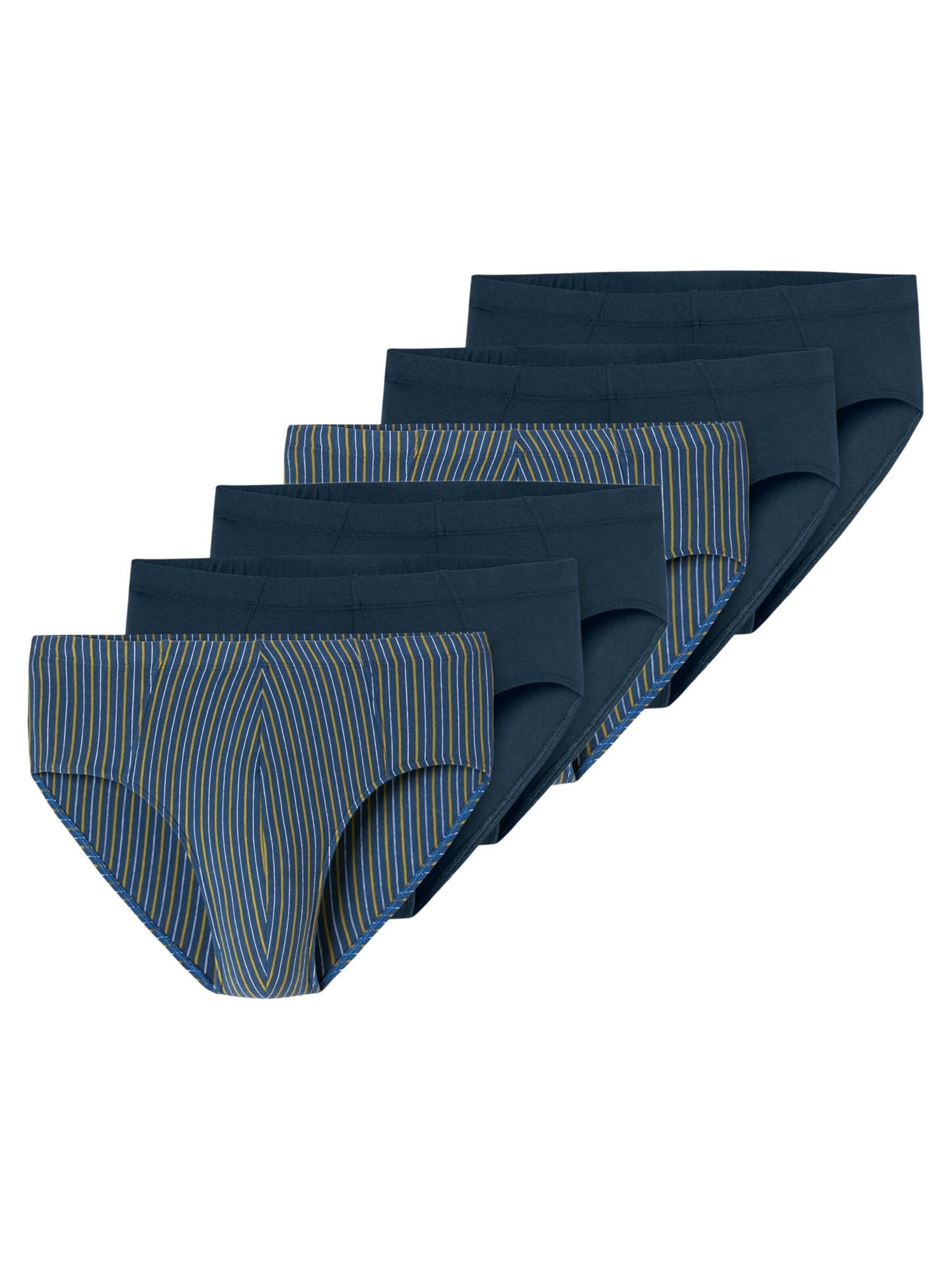 SCHIESSER Slip '95/5 Essentials - Cotton' in Blauw: voorkant