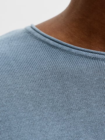 JACK & JONES Средняя посадка Свитер 'JJELEO' в Синий