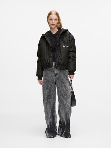 KARL LAGERFELD JEANS Prechodná bunda - Čierna