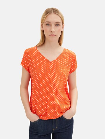 TOM TAILOR Bluse in Orange