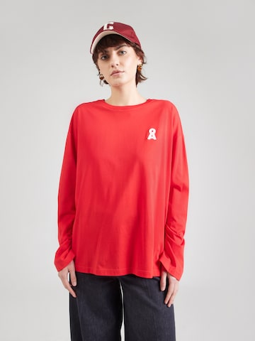 ARMEDANGELS Tričko 'FIETAA' – červená: přední strana