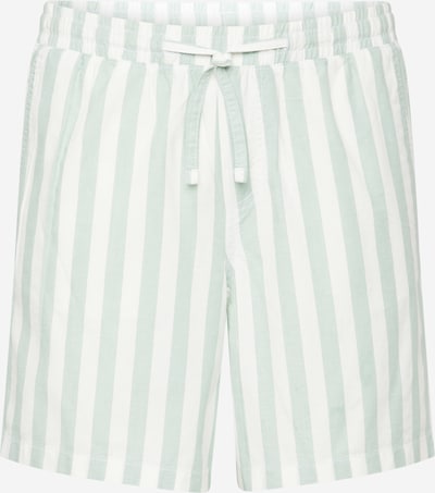JACK & JONES Shorts 'JAIDEN' in dunkelgrün / weiß, Produktansicht