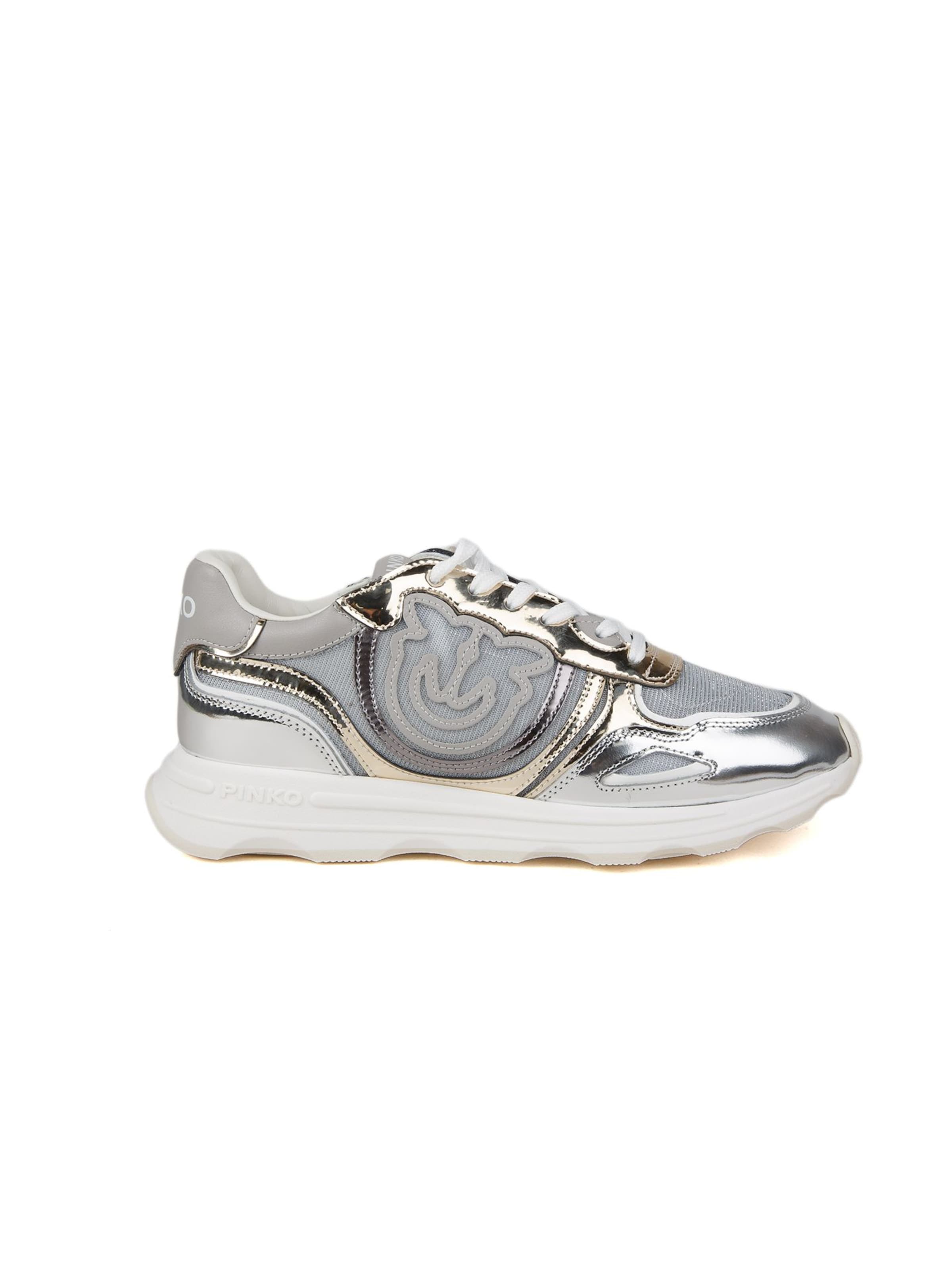 Baskets basses 'Zoe 18A' PINKO en argent