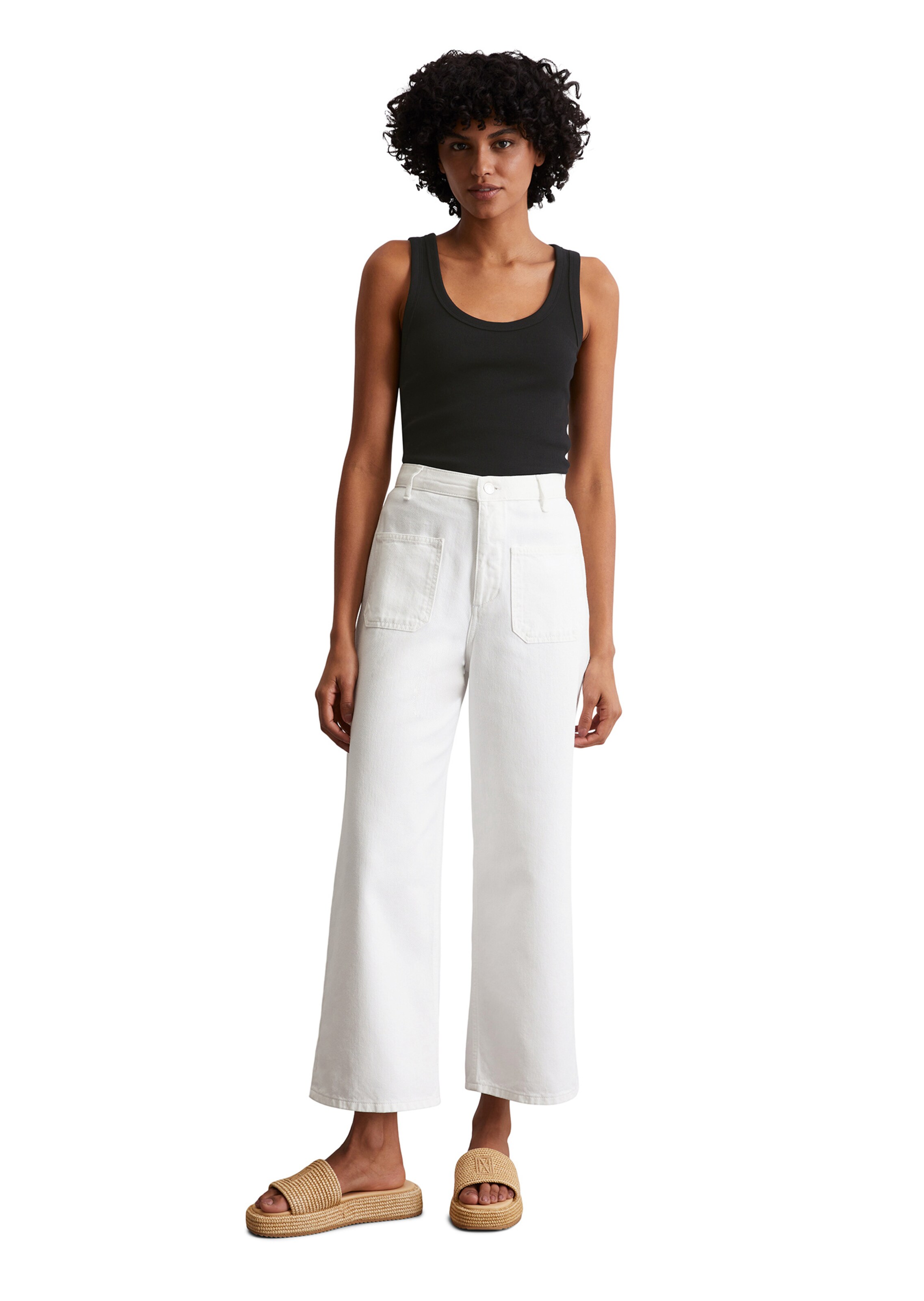 Marc O'Polo Loose fit Jeans 'Tolva' in White: front