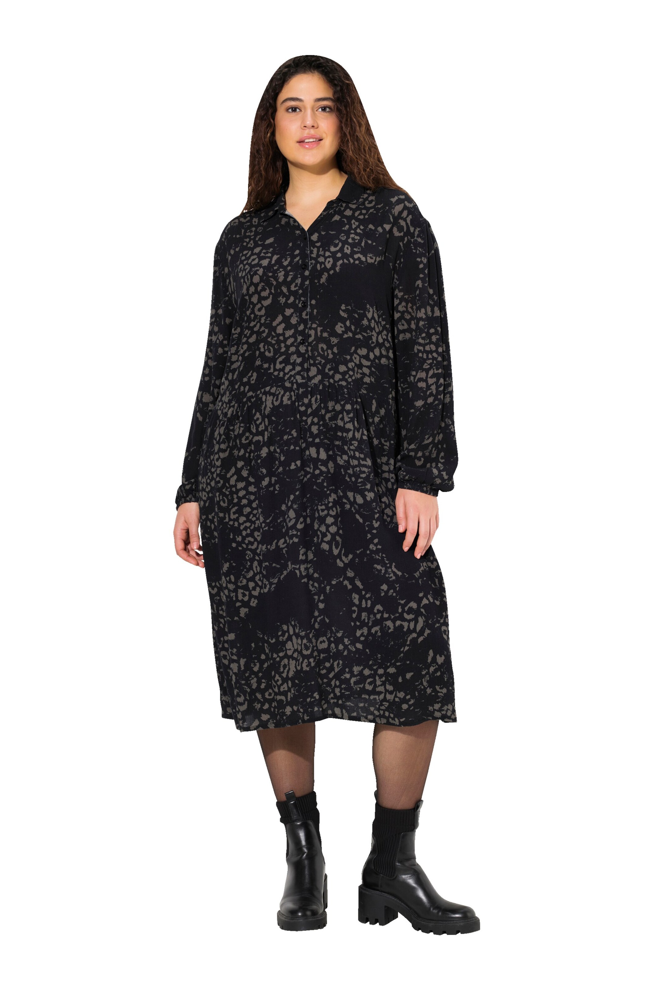 Ulla Popken Jurk in Zwart