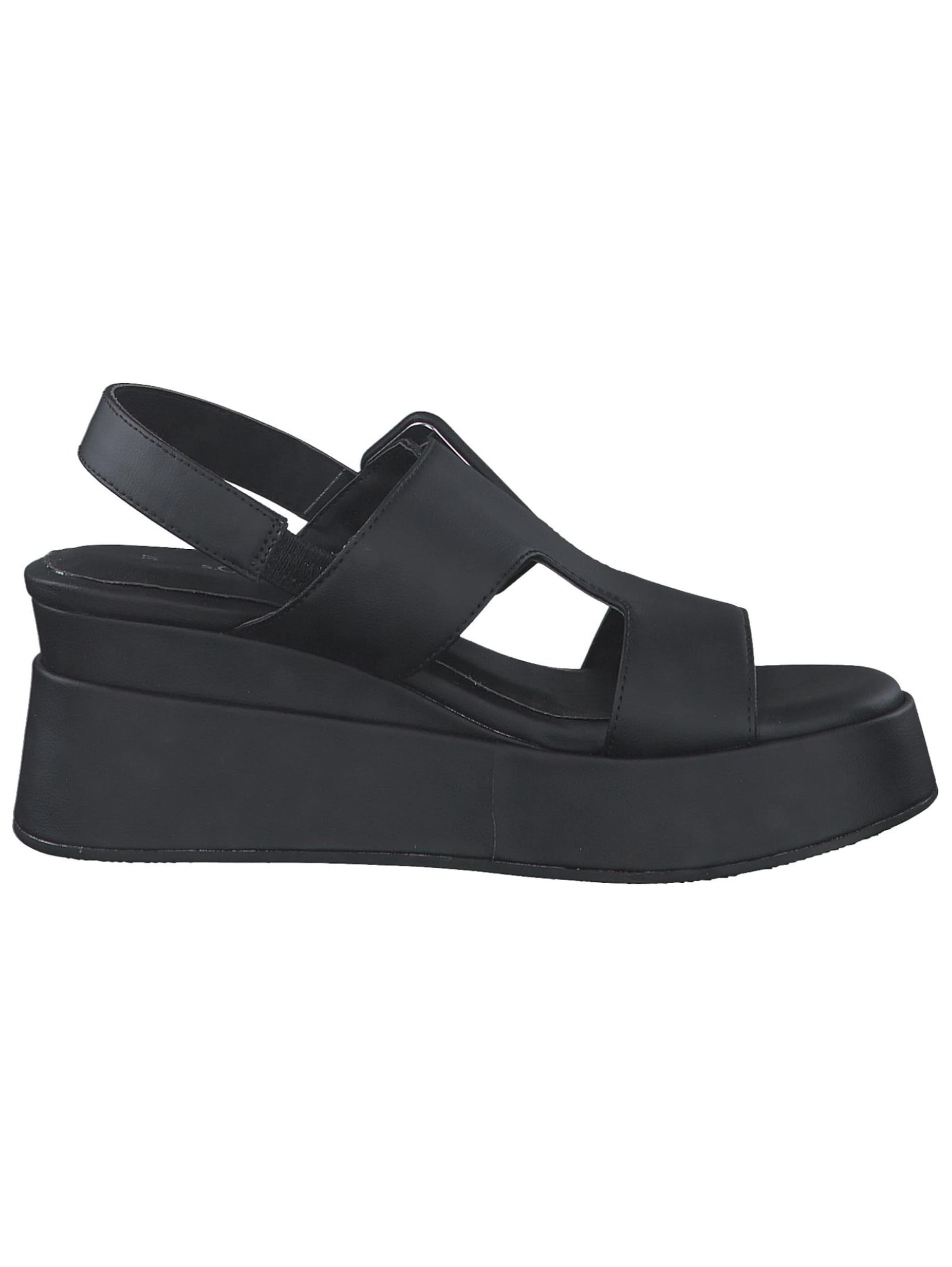 s.Oliver Sandale in Schwarz