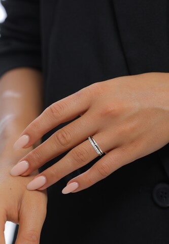 Elli DIAMONDS Ring in Silver: front