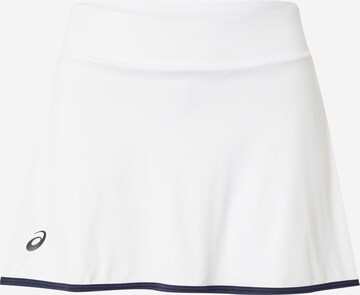 ASICS Athletic Skorts in White: front