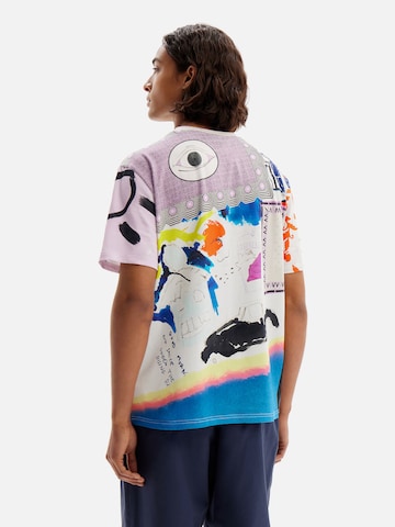 Desigual - Camiseta en Mezcla de colores