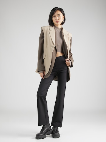 ESPRIT Flared Pants in Black