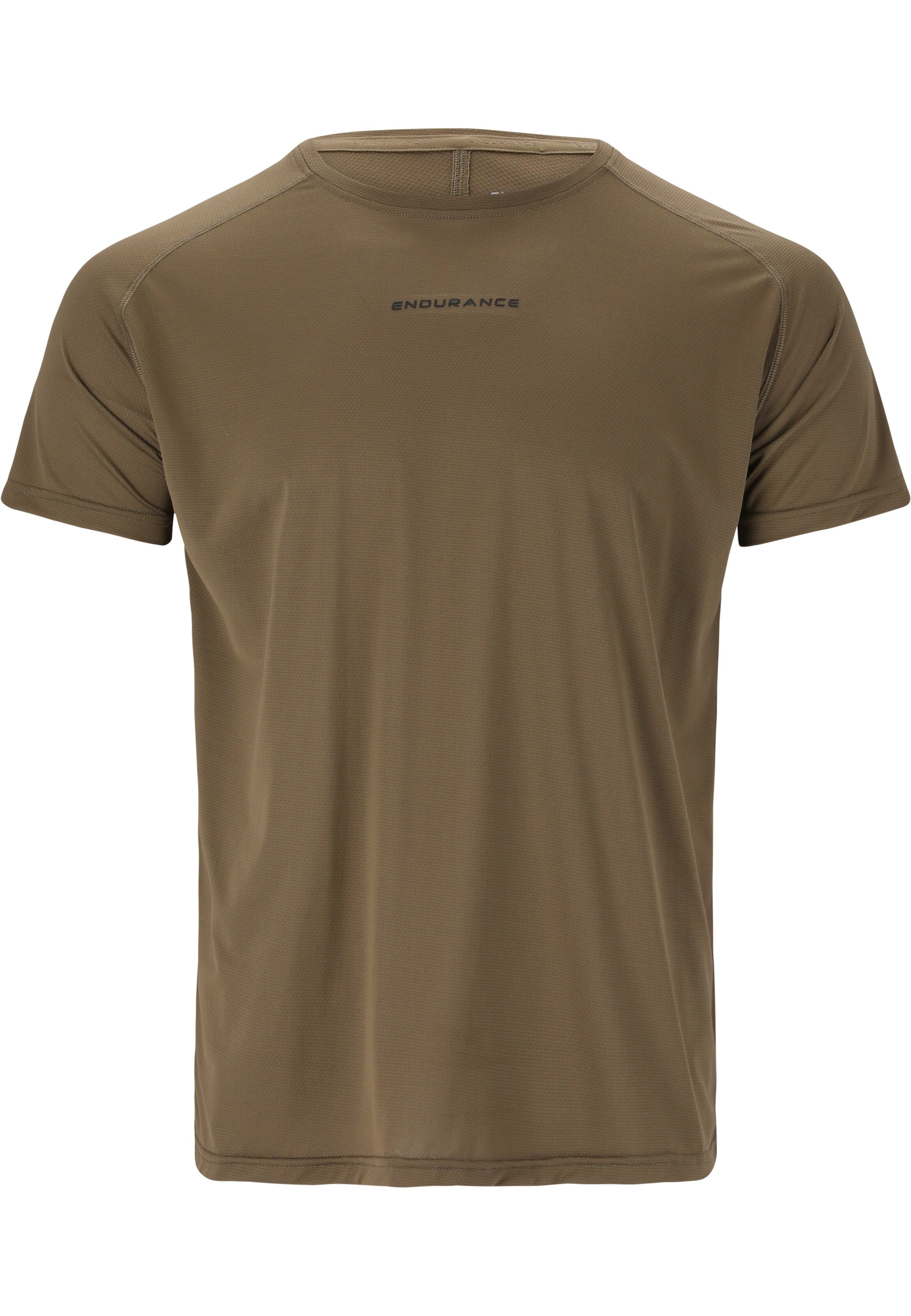 ENDURANCE Funktionsshirt 'Angus' in Braun: Vorderseite