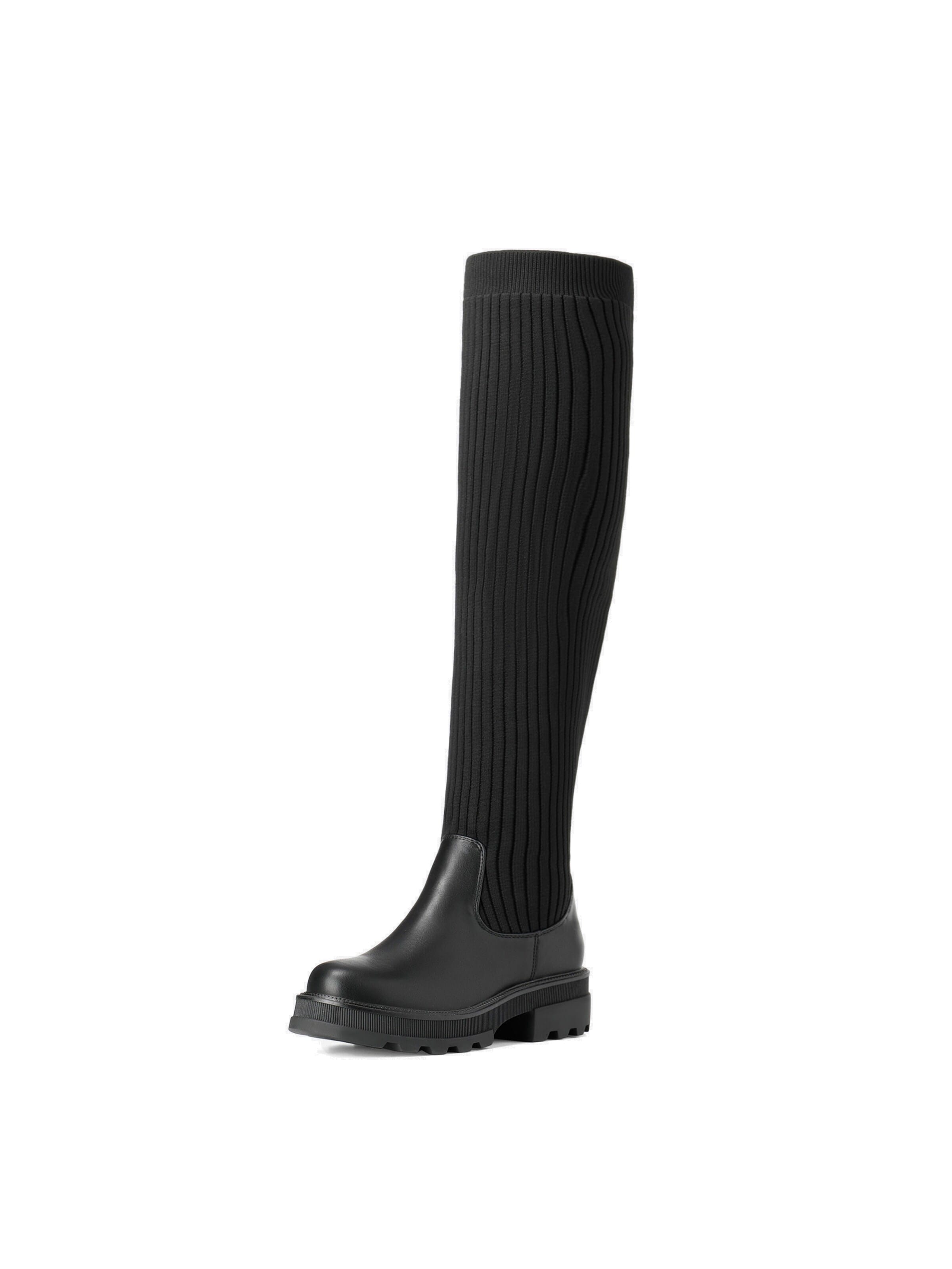 Dream Pairs Boots 'DREAM PAIRS Damen Over-The-Knee-Stiefel'‌‌‌ in Schwarz: Vorderseite