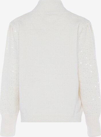 Pull-over faina en blanc