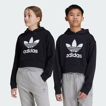 ADIDAS ORIGINALS Sweatshirt 'Adicolor' in Black: front