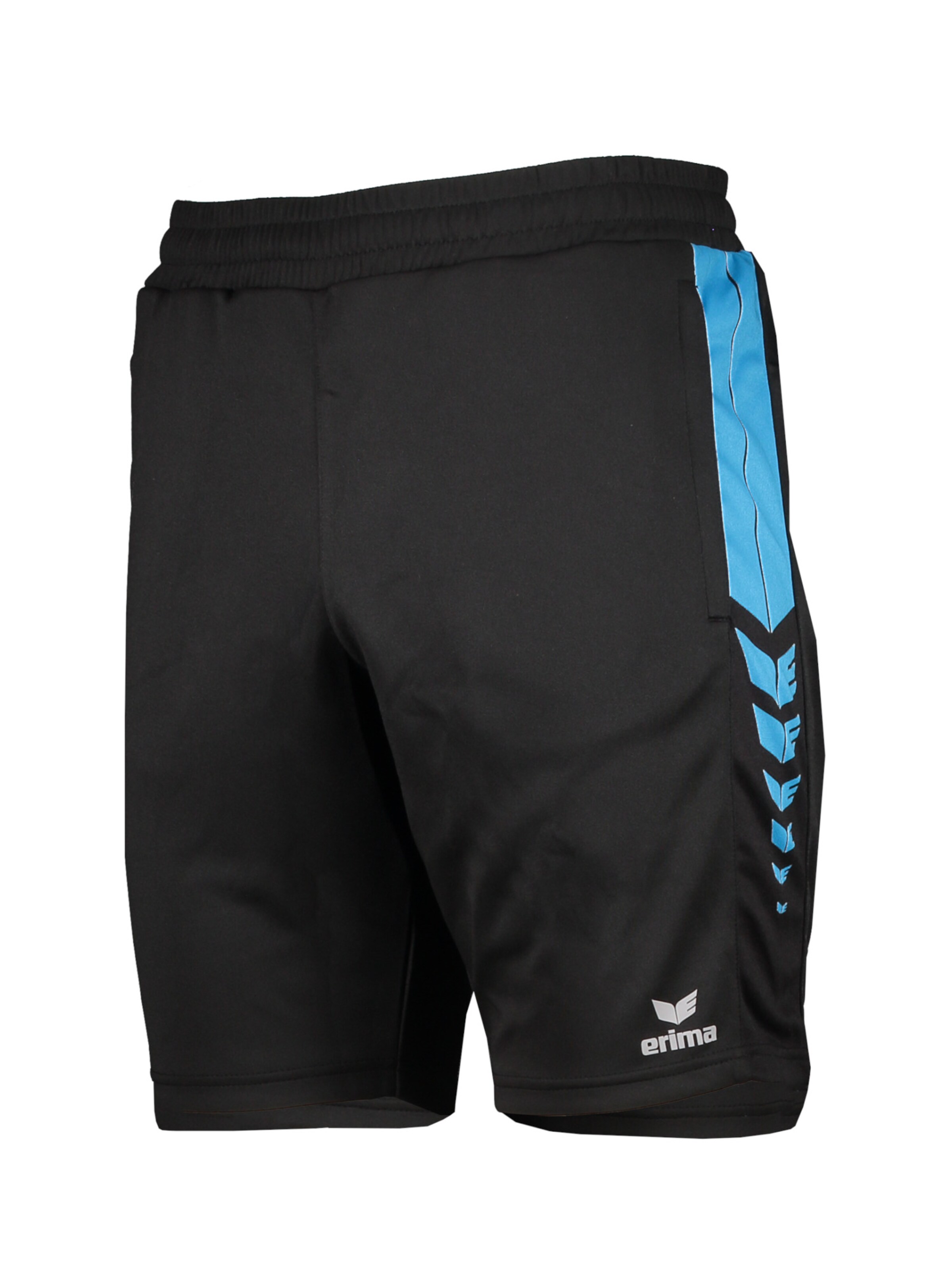 ERIMA Sporthose in Schwarz: Vorderseite