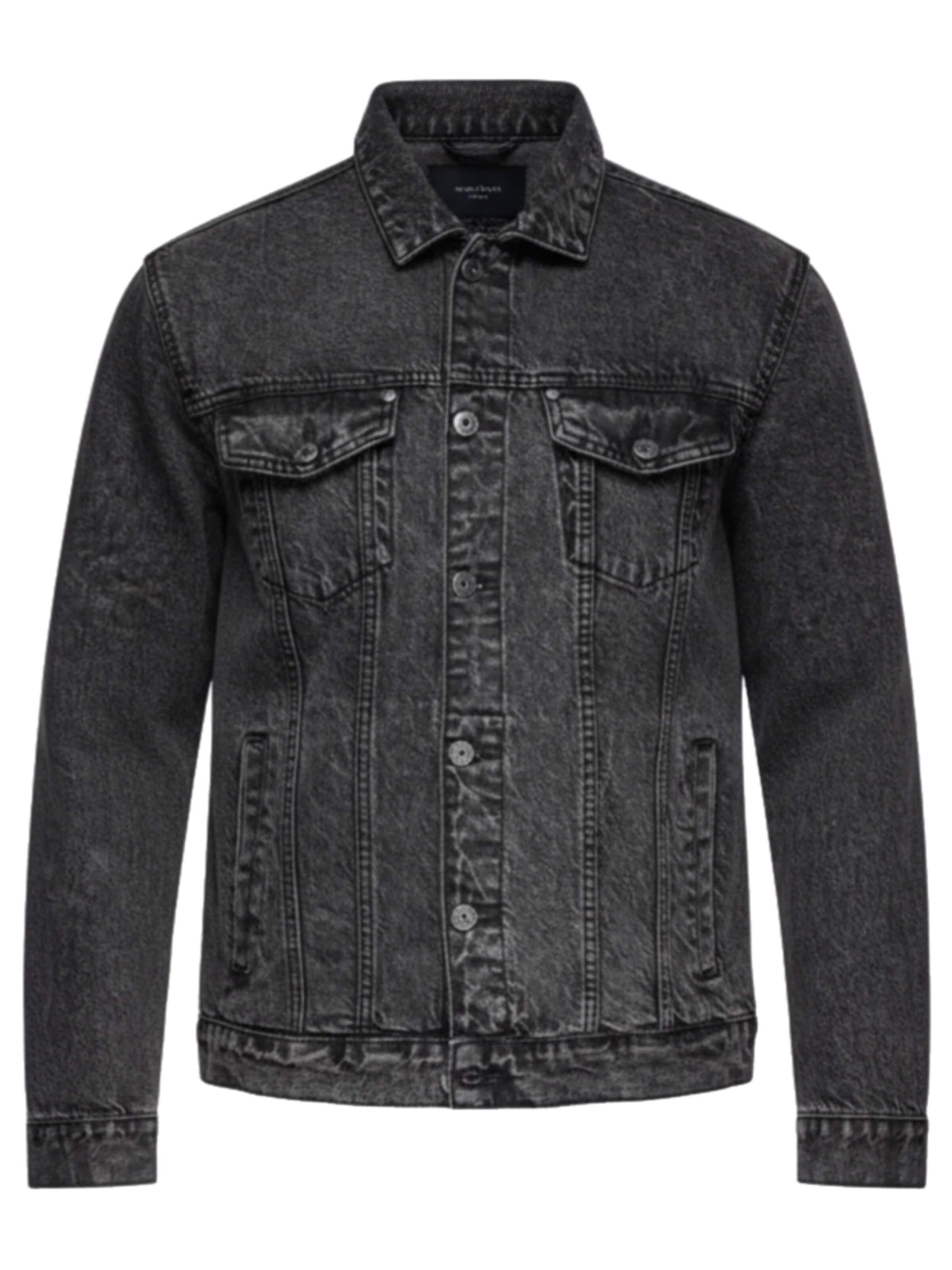 Ombre Übergangsjacke‌‌‌‌‌‌‌‌‌‌ in Schwarz: Vorderseite