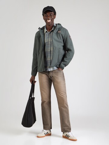 NAPAPIJRI Between-Season Jacket 'ASHERMAN' in Green
