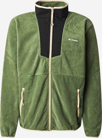 COLUMBIA Toiminnallinen fleecetakki 'Sequoia Grove' värissä vihreä: etupuoli