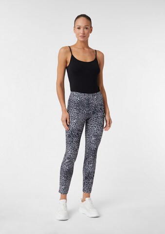 COMMA Slimfit Leggings in Lila: Vorderseite