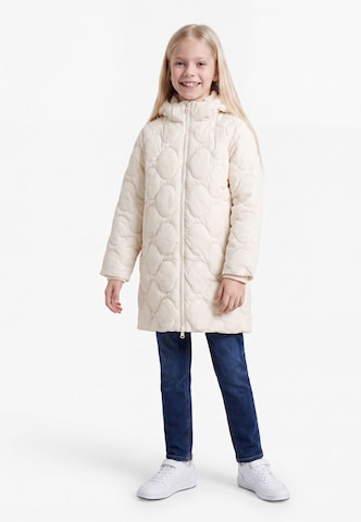 Calvin Klein Jeans Mantel 'ONION' in Beige: voorkant