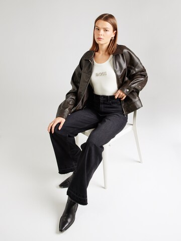BOSS Top 'Ematite' in White