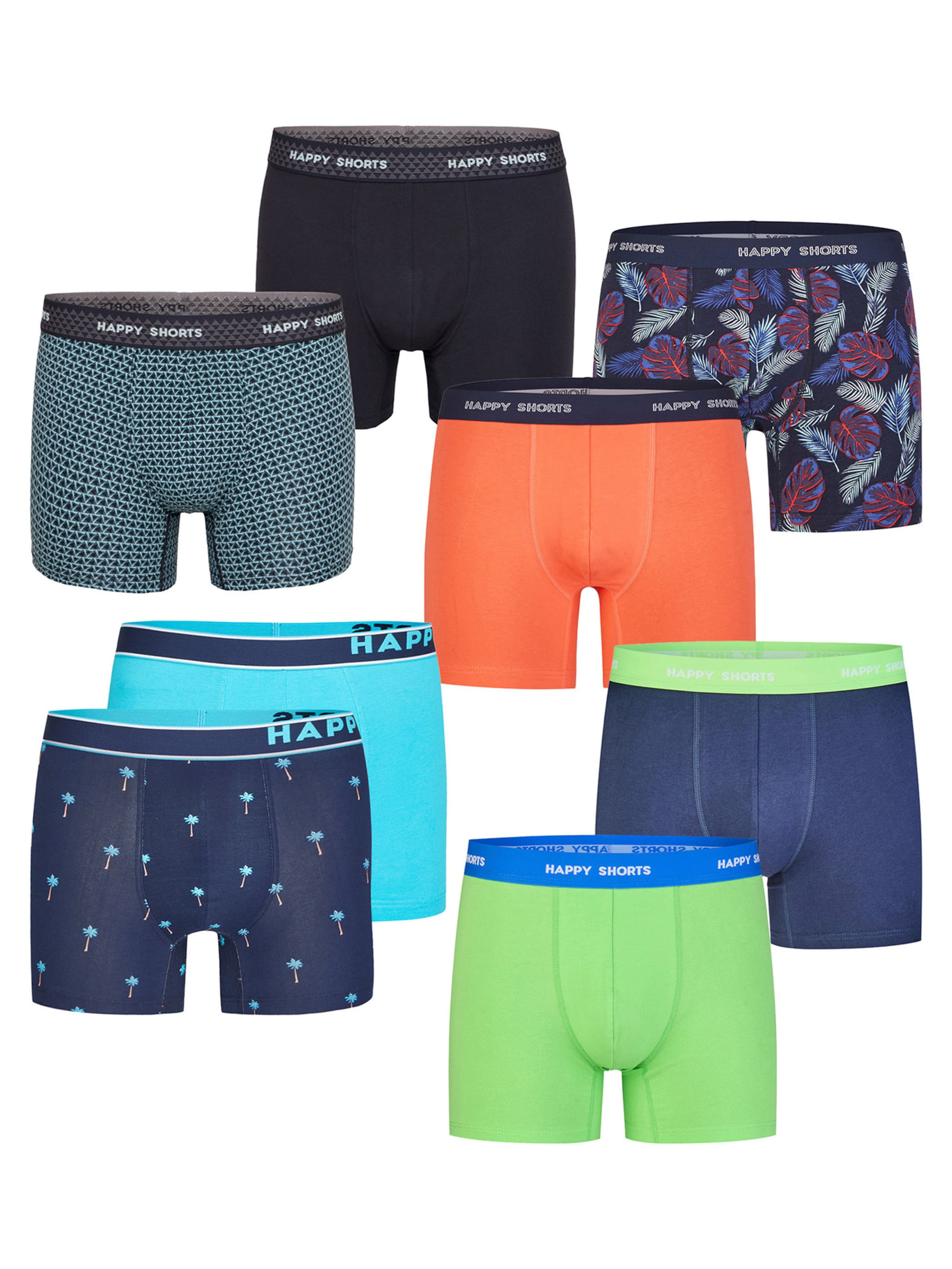 Happy Shorts - Boxers ' Geo ' em mistura de cores: frente