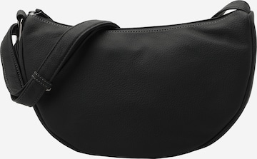 TOM TAILOR DENIM Schoudertas 'Belina' in Zwart: voorkant