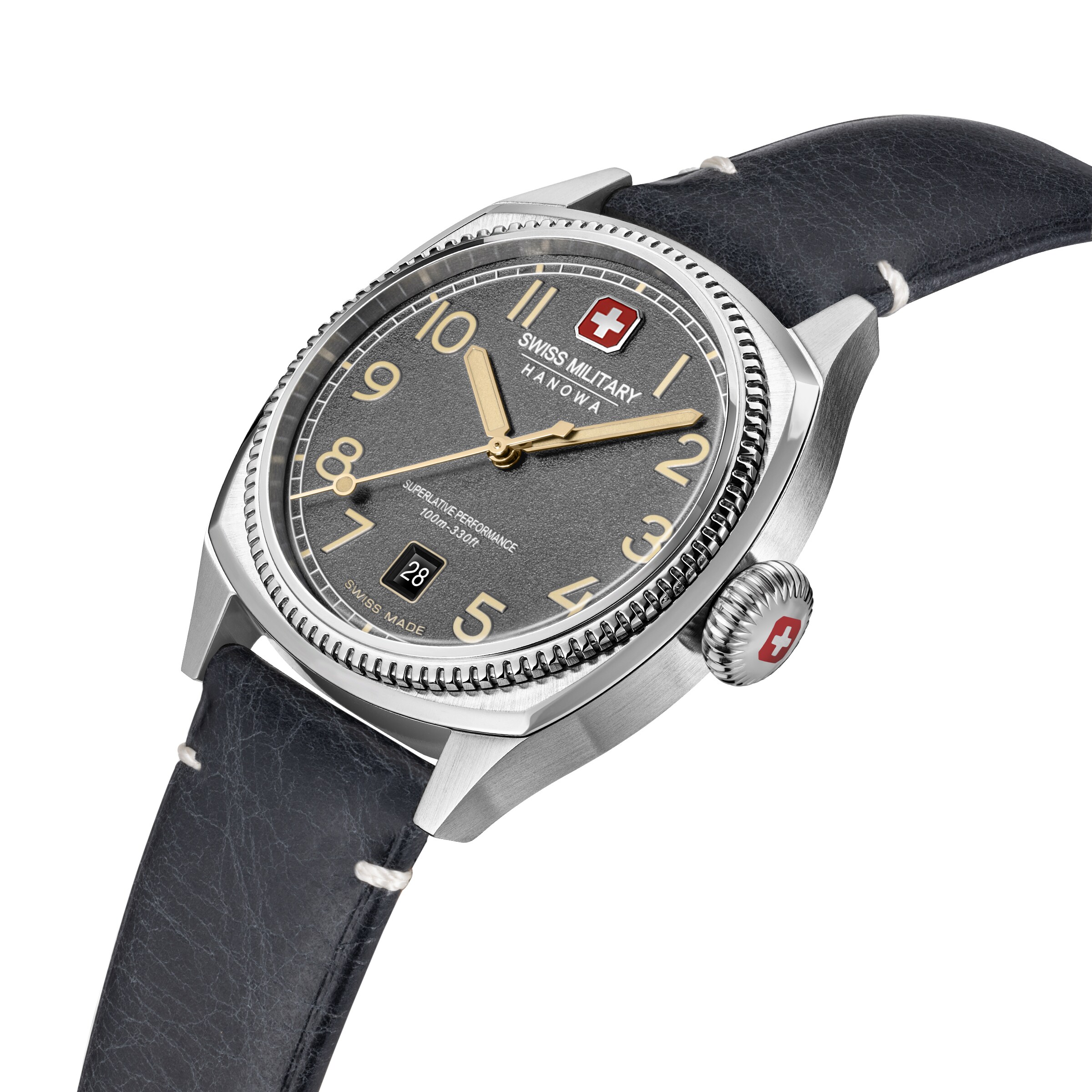 SWISS MILITARY HANOWA Analoguhr 'Condor' in Grau