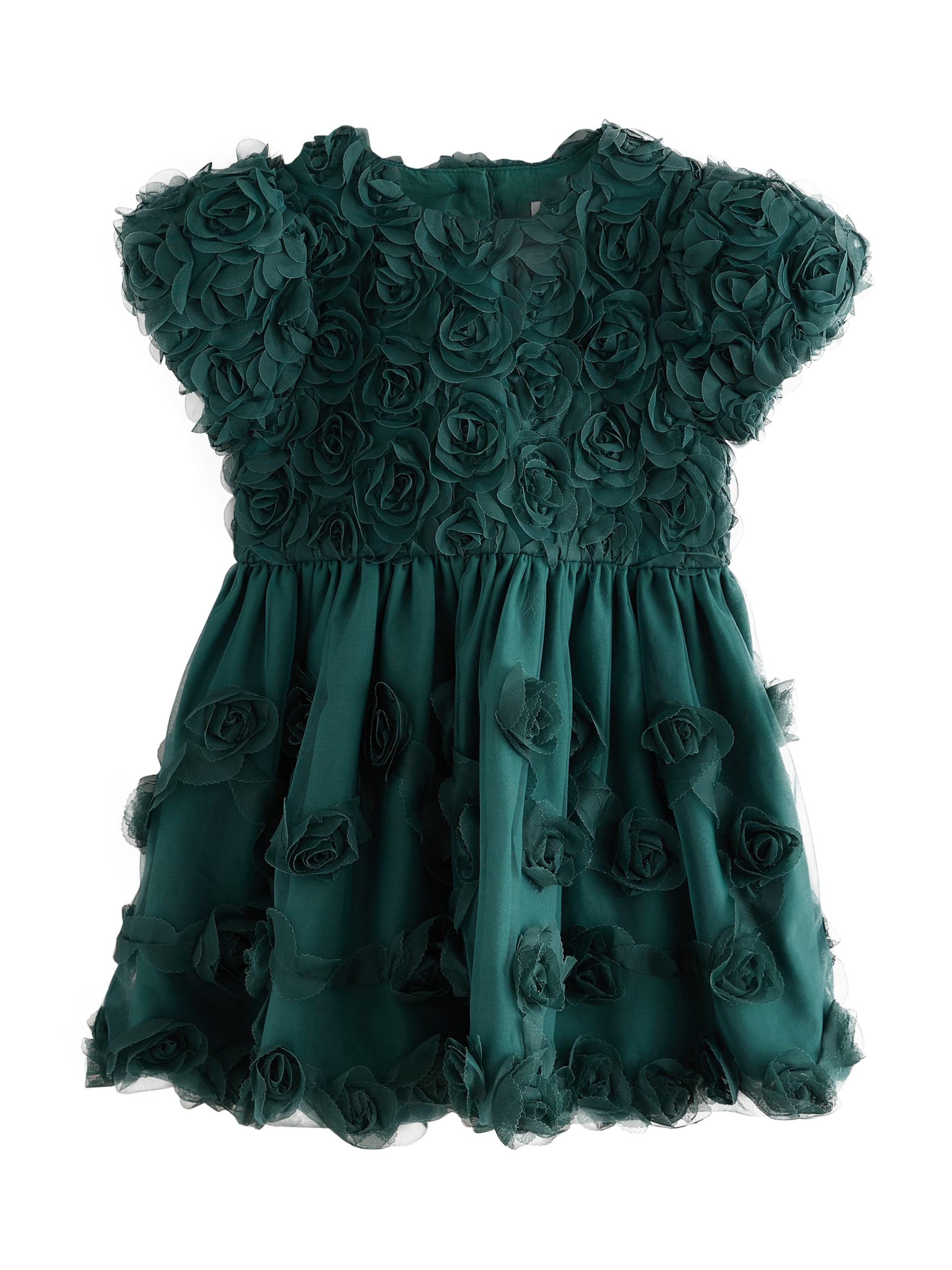 Next - Vestido en verde: frente