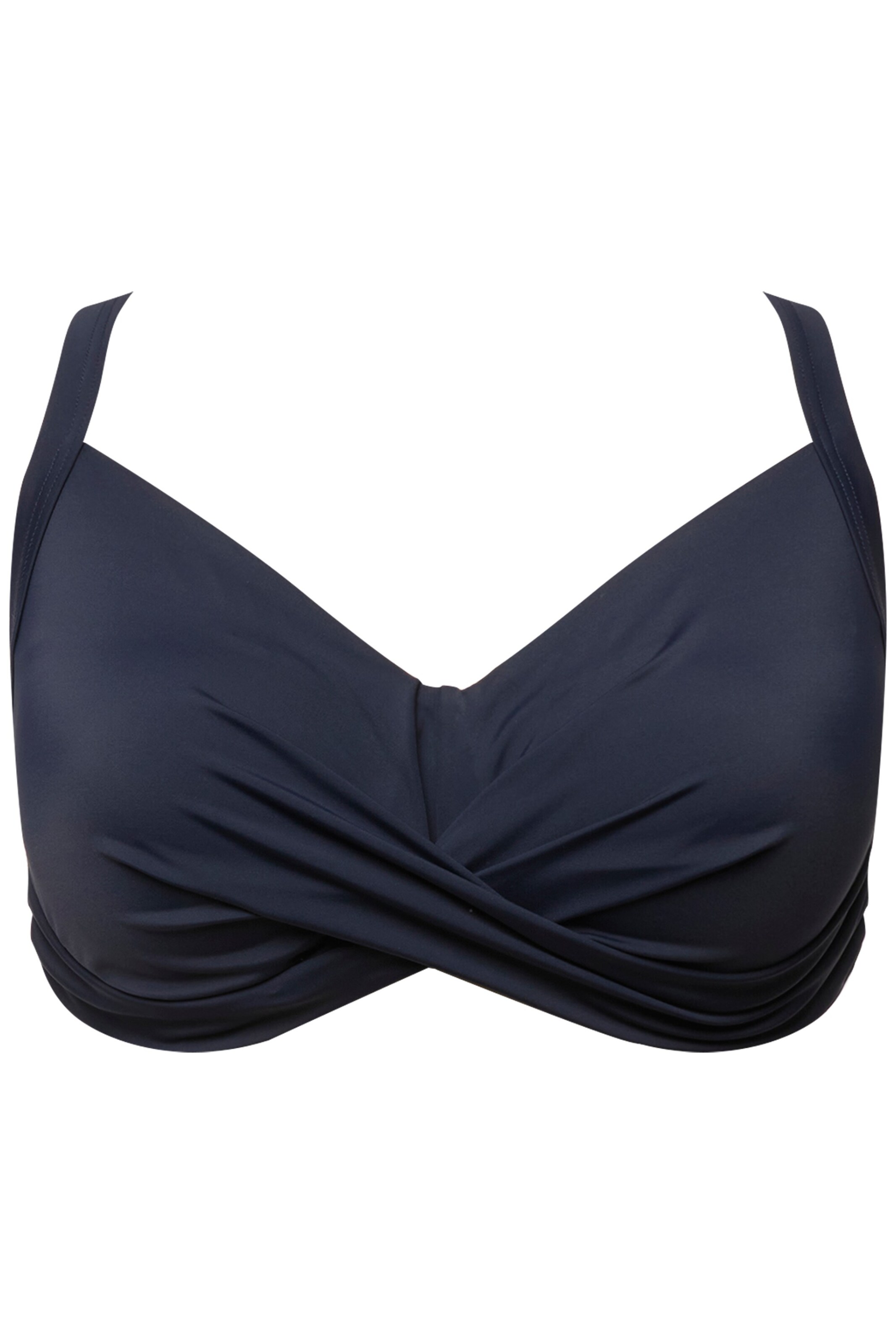 Ulla Popken T-Shirt BH in Blau: Vorderseite