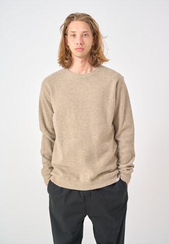 Cleptomanicx Sweatshirt 'Noitch' in Beige