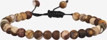 Scalpers Bransoletka 'Stories' w kolorze brązowy: przód