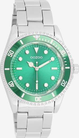 OOZOO Analog Watch in Green: front