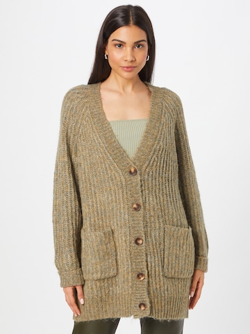 ONLY Knit Cardigan 'SCALA' in Green: front