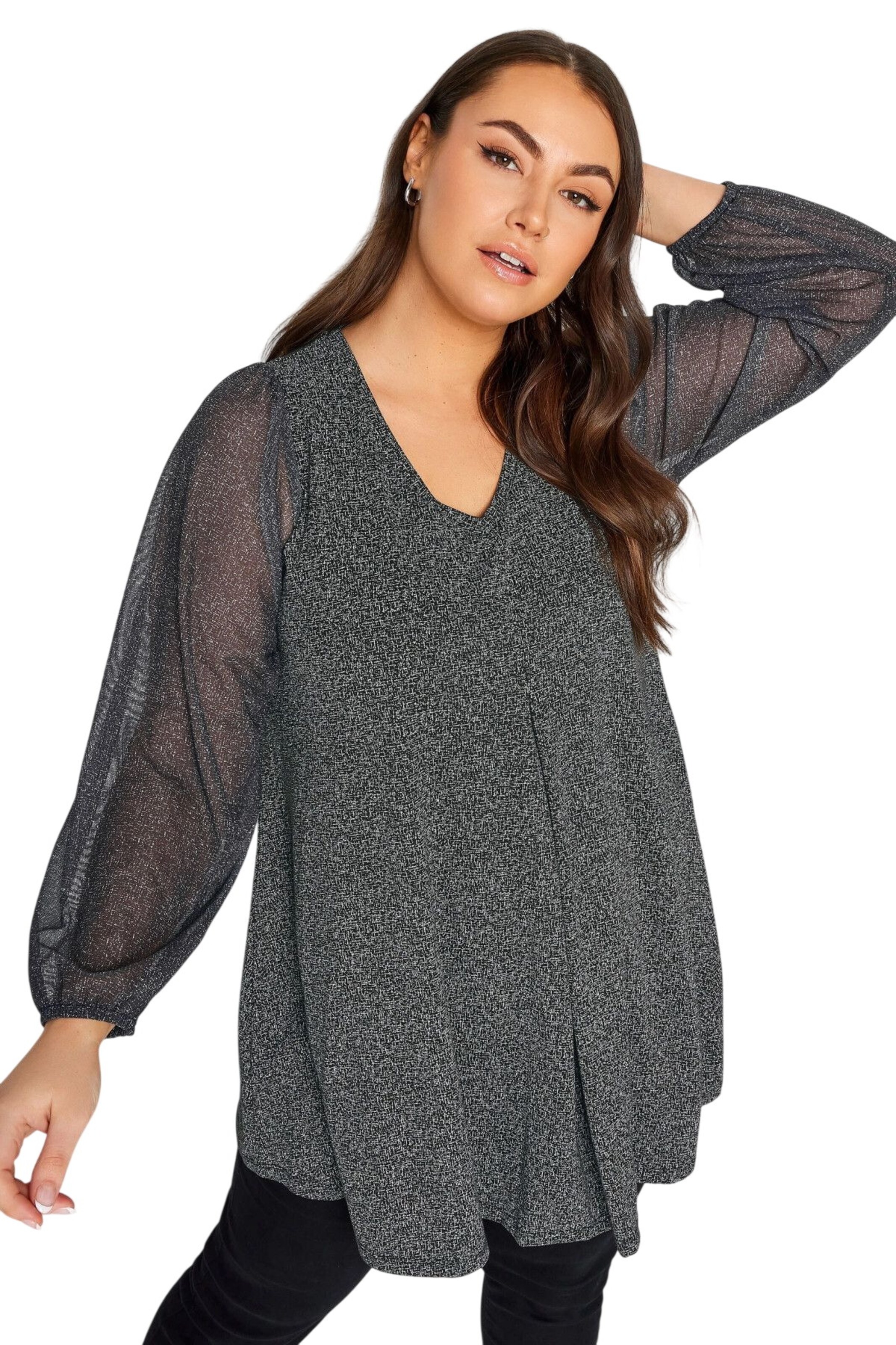 Chemisier Stil Diva en gris : devant