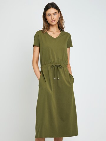 Threadbare Dress 'Willow' in Green: front