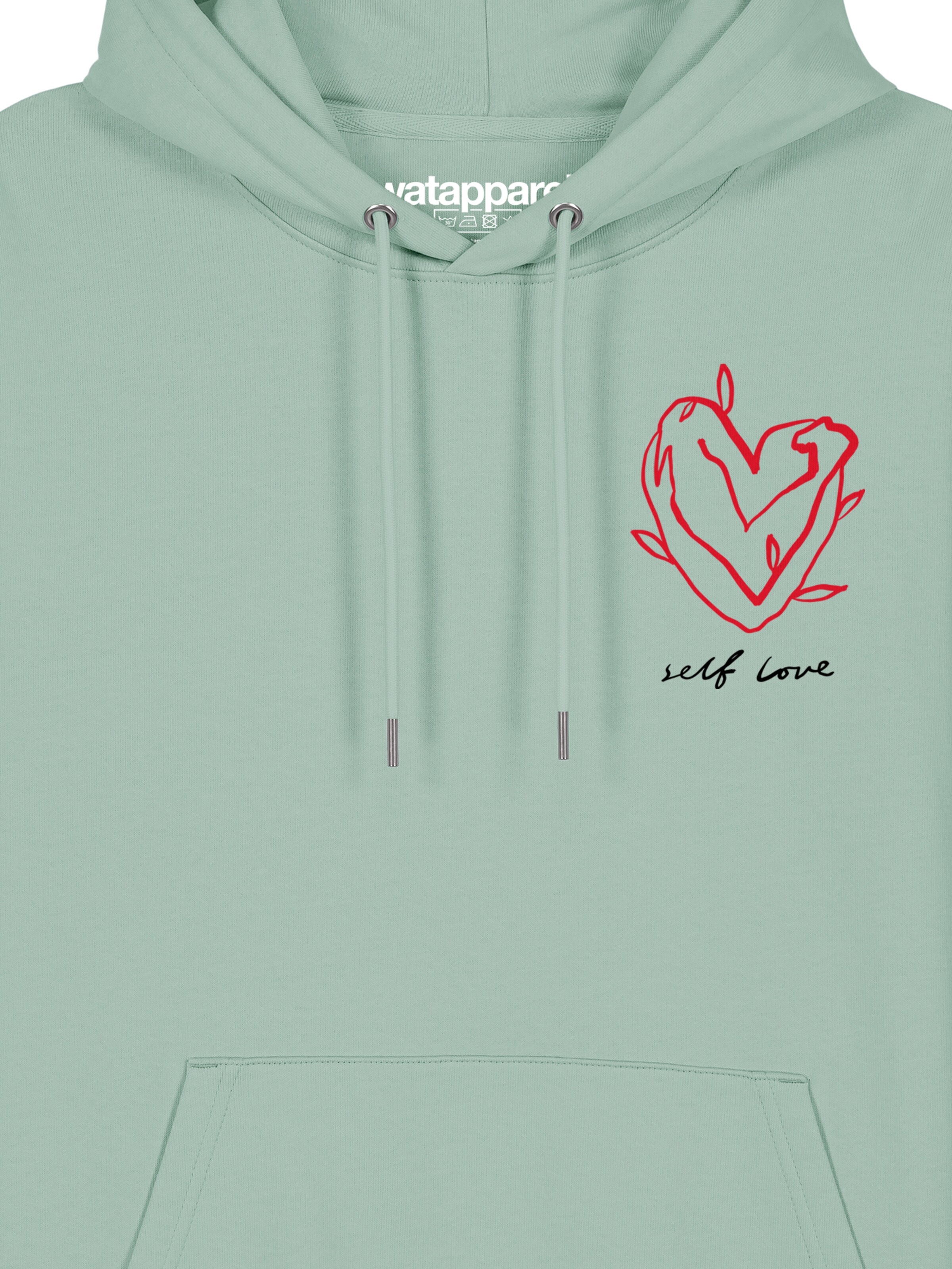Sweat-shirt 'Self Love' Watapparel en vert