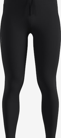 ODLO Slim fit Sports trousers 'ESSENTIAL' in Black: front