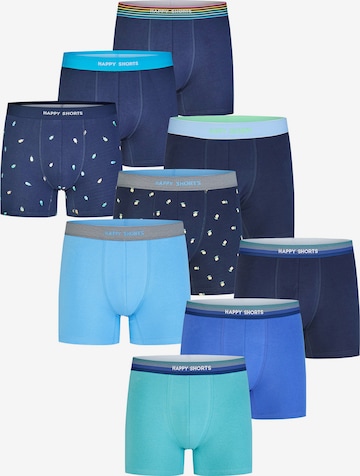 Happy Shorts - Boxers ' Jersey ' em azul: frente