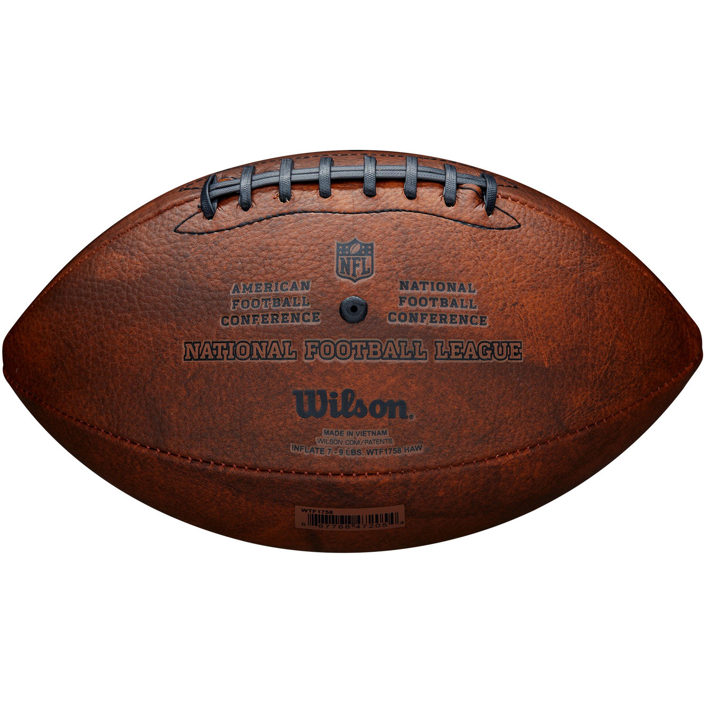 WILSON Ball 'NFL OFF THROWBACK 32 TEAM' in Brown