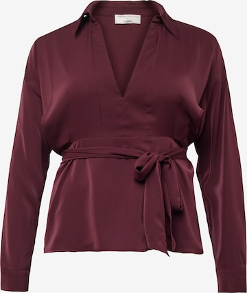 Guido Maria Kretschmer Curvy - Blusa 'Elektra' em vermelho: frente