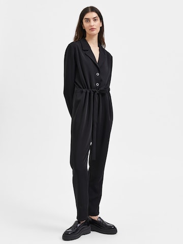 SELECTED FEMME Jumpsuit 'Mana' in Zwart