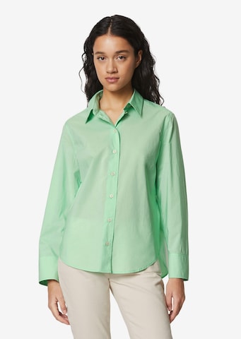 Marc O'Polo Blouse in Groen: voorkant