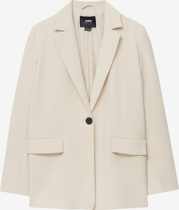 Blazer Pull&Bear en beige : devant